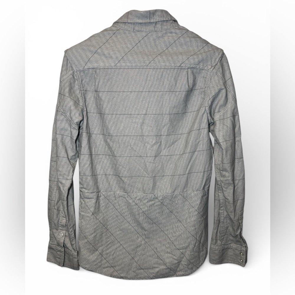 Nike SB Holgate Paid Woven Long Sleeve Button‎ Down Flannel Style Striped Shirt - Picture 2 of 5